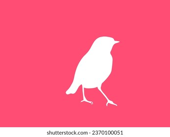 A Colorful Card Featuring a Vector Bird