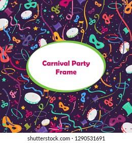 Colorful carnival party background