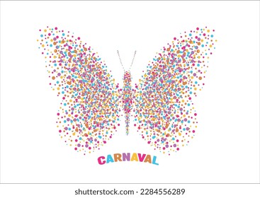 colorful carnival vector hand drawn design
