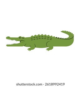 Colorful Cartoon Alligator Illustrations Featuring Diverse Colors and Expressions

