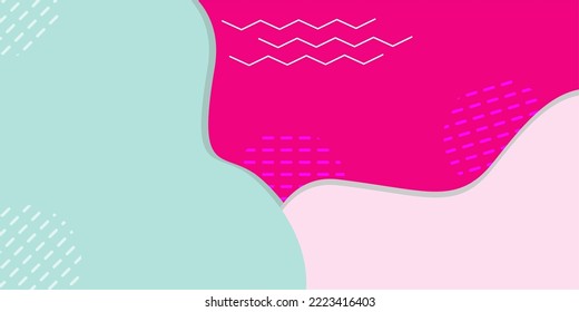 Colorful cartoon color splash background childish playground vector abstract geometric kid design Abstract pattern background, vector color paint splash shape art design. Vector illustration.