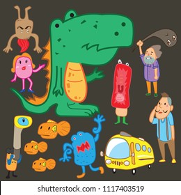 Colorful cartoon fun
