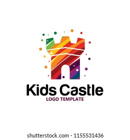 colorful castle logo