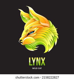 Colorful Cat Logo Design template