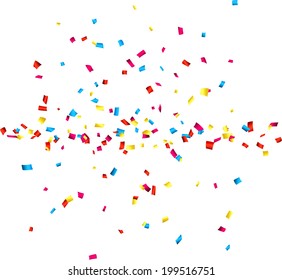 Red confetti white background Images, Stock Photos & Vectors | Shutterstock