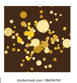 Colorful celebration background with confetti. Vector Illustration.
