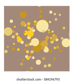 Colorful celebration background with confetti. Vector Illustration.