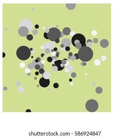 Colorful celebration background with confetti. Vector Illustration.