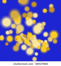 Colorful celebration background with confetti. Vector Illustration.
