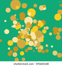 Colorful celebration background with confetti. Vector Illustration.