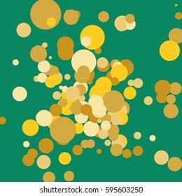 Colorful celebration background with confetti. Vector Illustration.