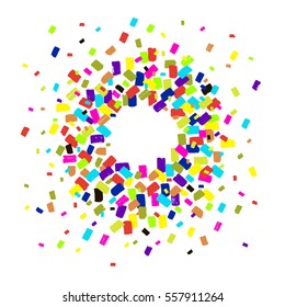 Colorful celebration background with strokes of paint Hand drawn paint strokes. Vector Illustration.