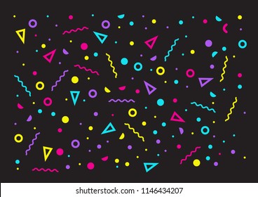 Colorful celebration party pattern