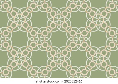 Colorful celtic geometric allover textile pattern. Common geometric motif print block classy background. Modern color plaid design. Abstract minimalist geometrical interleaving ornament graphic style