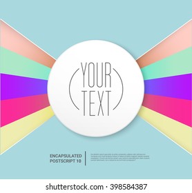 Colorful Centered Placeholder for Your Show