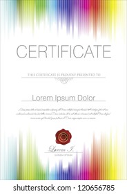 Colorful Certificate template