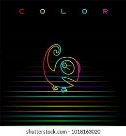 colorful chameleon illustration