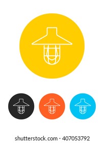 Colorful Chandelier,Electrolier,Lantern,Fixtures,Lamp icon for design website,web store.Lamp icon,lamp isolated,lamp vector.Simple,vintage,retro,linear,flat style.Vector illustration.Isolated on white