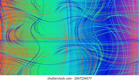 Fondo de líneas. Líneas dibujadas a mano. Patrón caótico enredado. Ilustración vectorial.