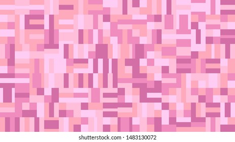 Colorful chaotic mosaic pattern hd background - abstract polygonal vector design form random rectangles