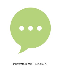 colorful chat bubble text message communication
