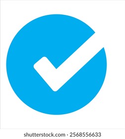 Colorful Check mark tick Icon with round and box Set Stylish Design. Tick icon.EPS10