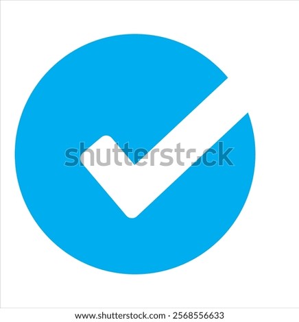 Colorful Check mark tick Icon with round and box Set Stylish Design. Tick icon.EPS10