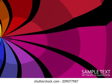 Colorful checkered circular background illustration spreading - Colorful circular vector background template