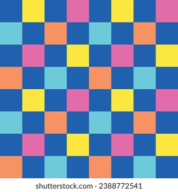 Colorful Checkered Pattern Checkered background Chessboard Background Chessbo
