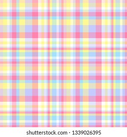 Colorful checkered pattern. Seamless abstract texture with many lines. Geometric wallpaper with stripes. Print for flyers, shirts and textiles. Doodle for design
