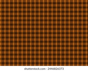 Colorful checkered plaid fabric seamless pattern in brown. Dynamic composition. Print background