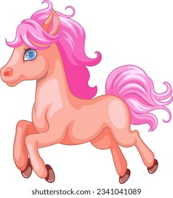 A colorful, cheerful cartoon illustration of a cute unicorn