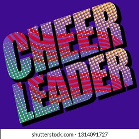 Colorful Cheerleader Design