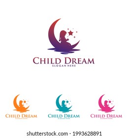 Colorful Child Dream Logo Design Template