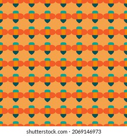 Farbiges kindisch geometrisches Muster. Vektorlustige und coole nahtlose Muster oder Hintergrunddesigns