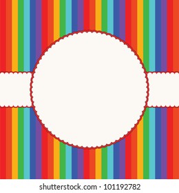 Colorful children background frame