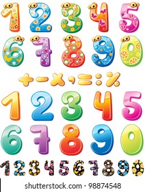 Colorful children numbers