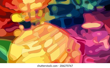 Colorful Chinese Lanterns, vector eps8 illustration