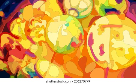 Colorful Chinese Lanterns, vector eps8 illustration