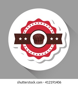 colorful chocolate design, vector illustration, sweet and delicious