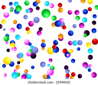 Colorful chocolate drops vector background for design use