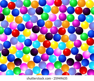 Colorful chocolate drops vector background for design use