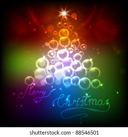 Colorful christmas background