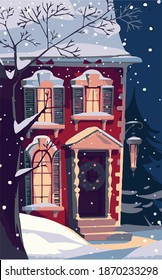 colorful  christmas  background illustration 2020