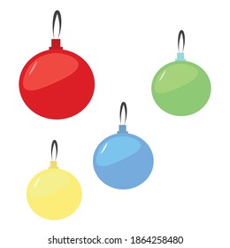 Colorful Christmas balls. You can choose any one to your taste