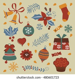 Colorful Christmas collection