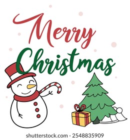 Colorful Christmas Elements for Festive Holiday Projects and Decorations