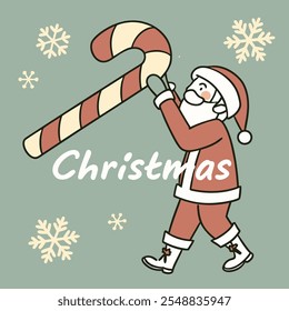 Colorful Christmas Elements for Festive Holiday Projects and Decorations