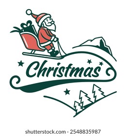 Colorful Christmas Elements for Festive Holiday Projects and Decorations