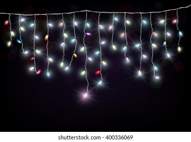 Colorful Christmas light 